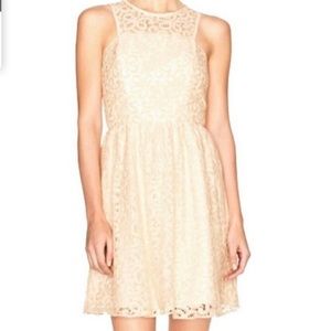 The limited ivory lace dress - EUC